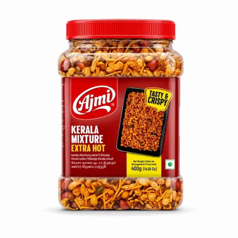 Ajmi Kerala Mixture Extra Hot Pet Jar 400 gm