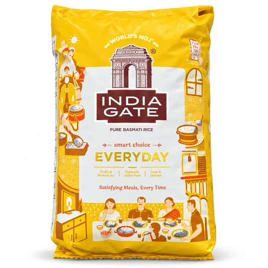 India Gate Everyday Basmati Rice 1 Kg