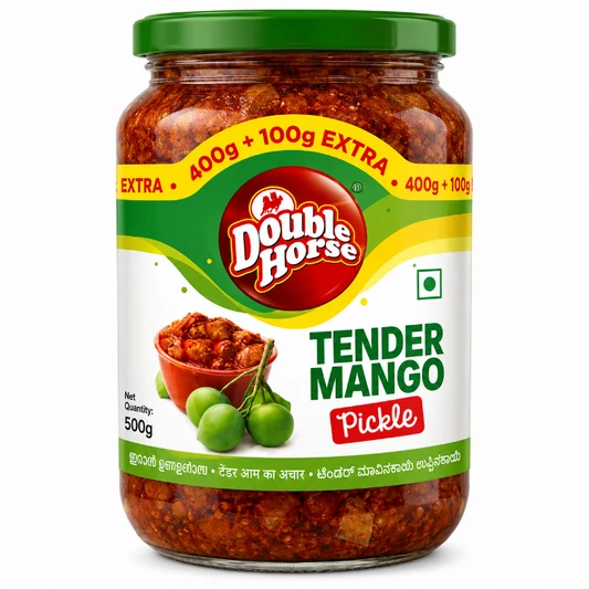Double Horse Tender Mango Pickle 500 gm
